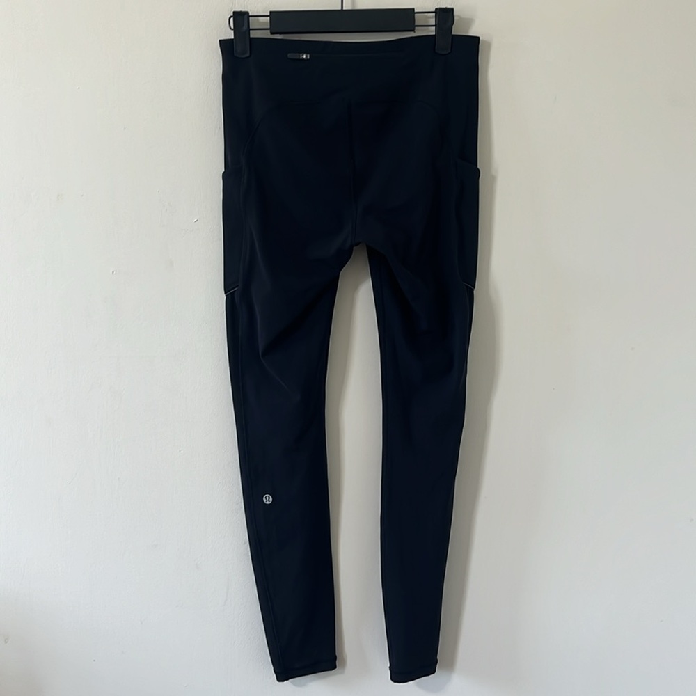 Lululemon Speed Up Tight Full On Luxtreme 28” Black Size 6 - Picture 7 of 11